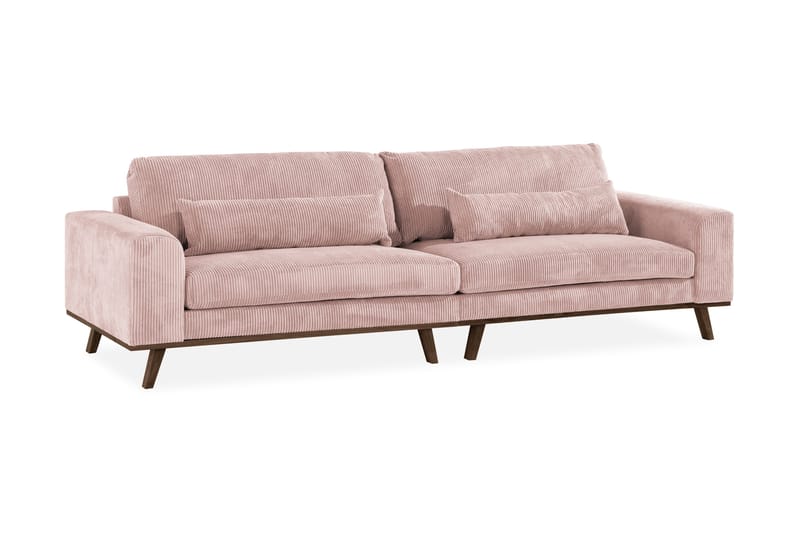 Copenhagen 4-seters Manchestersofa - Rosa - Møbler - Sofaer - 4 seter sofa