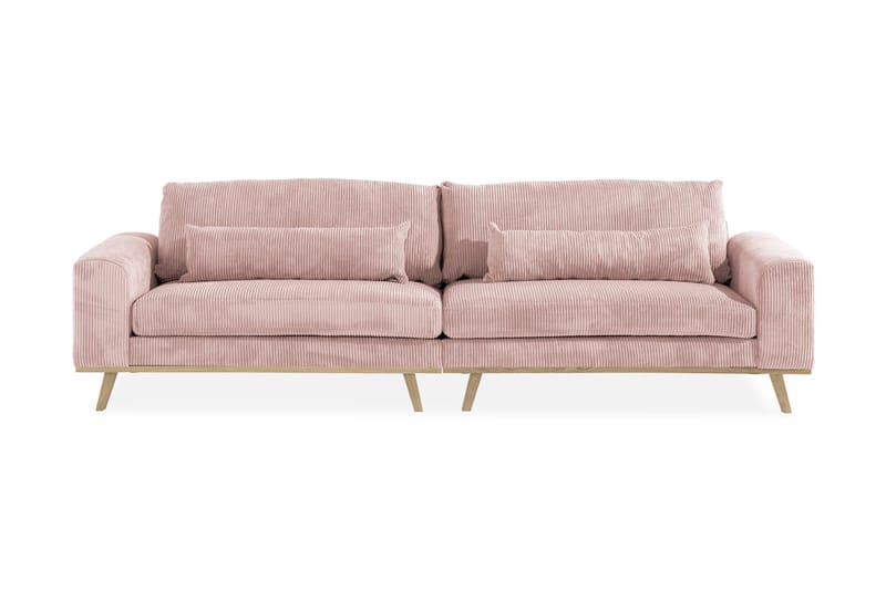 Copenhagen 4-seters Manchestersofa - Rosa - Møbler - Sofaer - 4 seter sofa