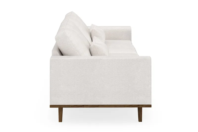 Copenhagen 4-seters Sofa i Bouclé - Hvit - Møbler - Sofaer - 4 seter sofa