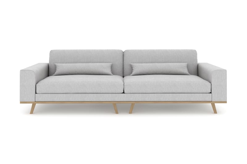Copenhagen 4-seters Stoffsofa - Grå - Møbler - Sofaer - 4 seter sofa