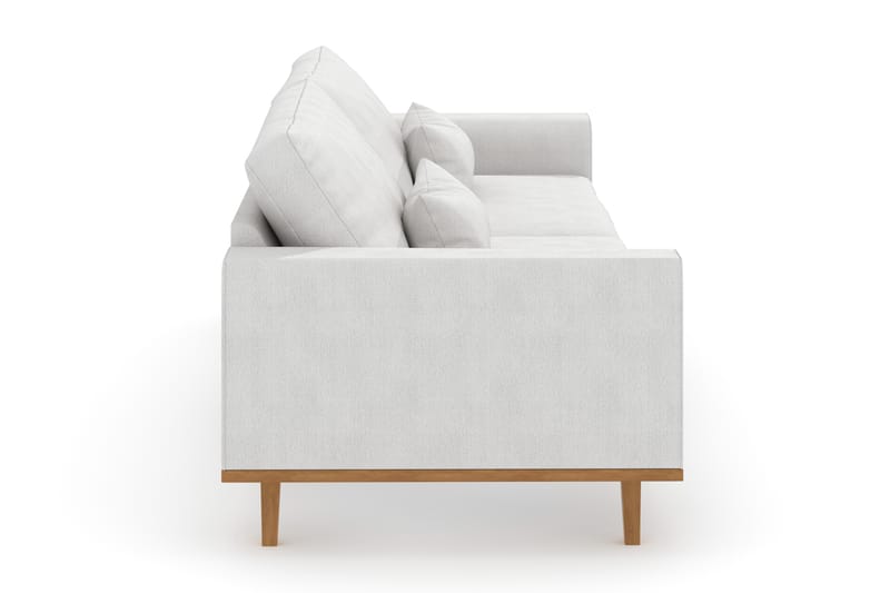 Copenhagen 4-seters Stoffsofa - Hvit - Møbler - Sofaer - 4 seter sofa