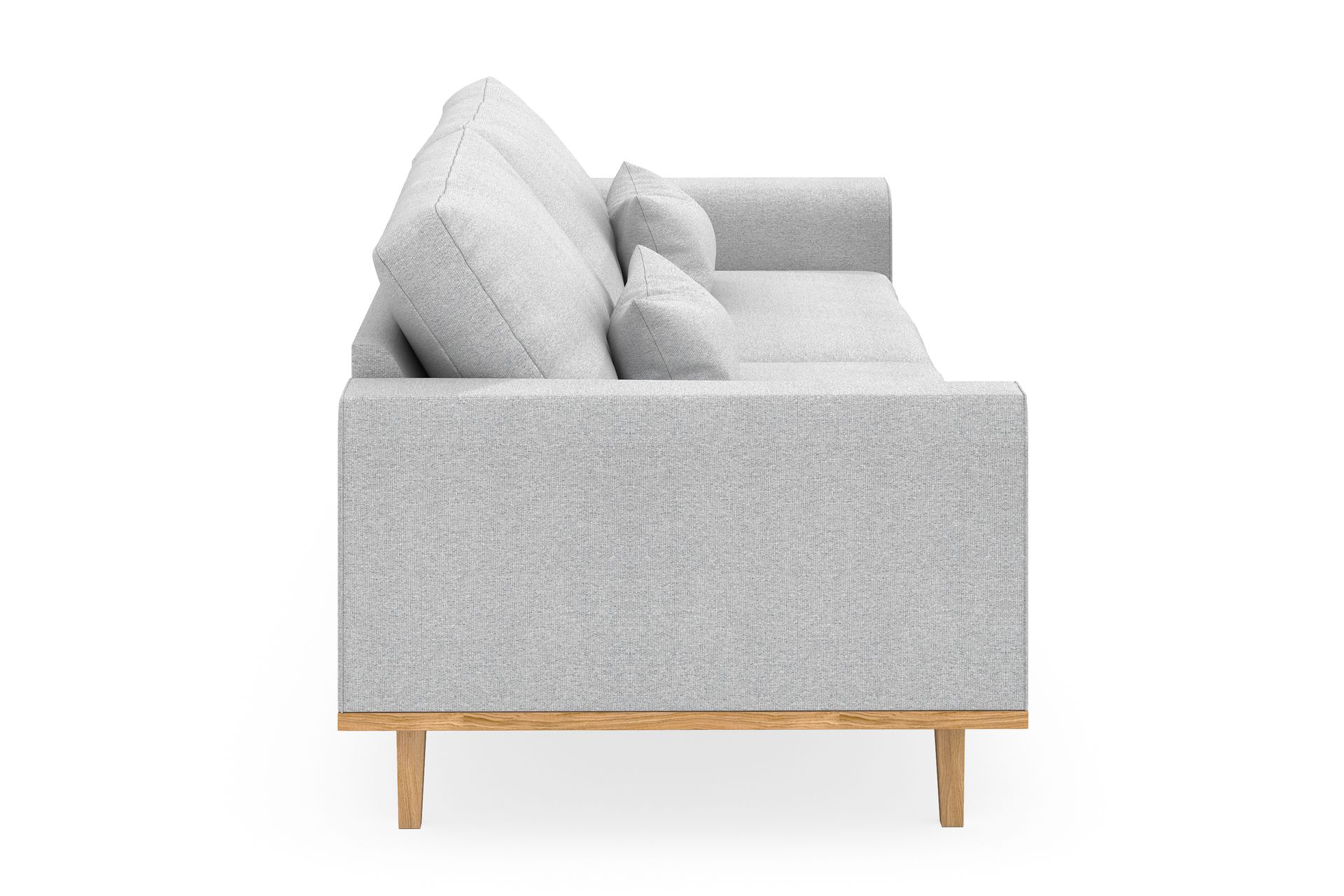 Copenhagen 4-seters Stoffsofa - Lys grå - Møbler - Sofaer - 4 seter sofa