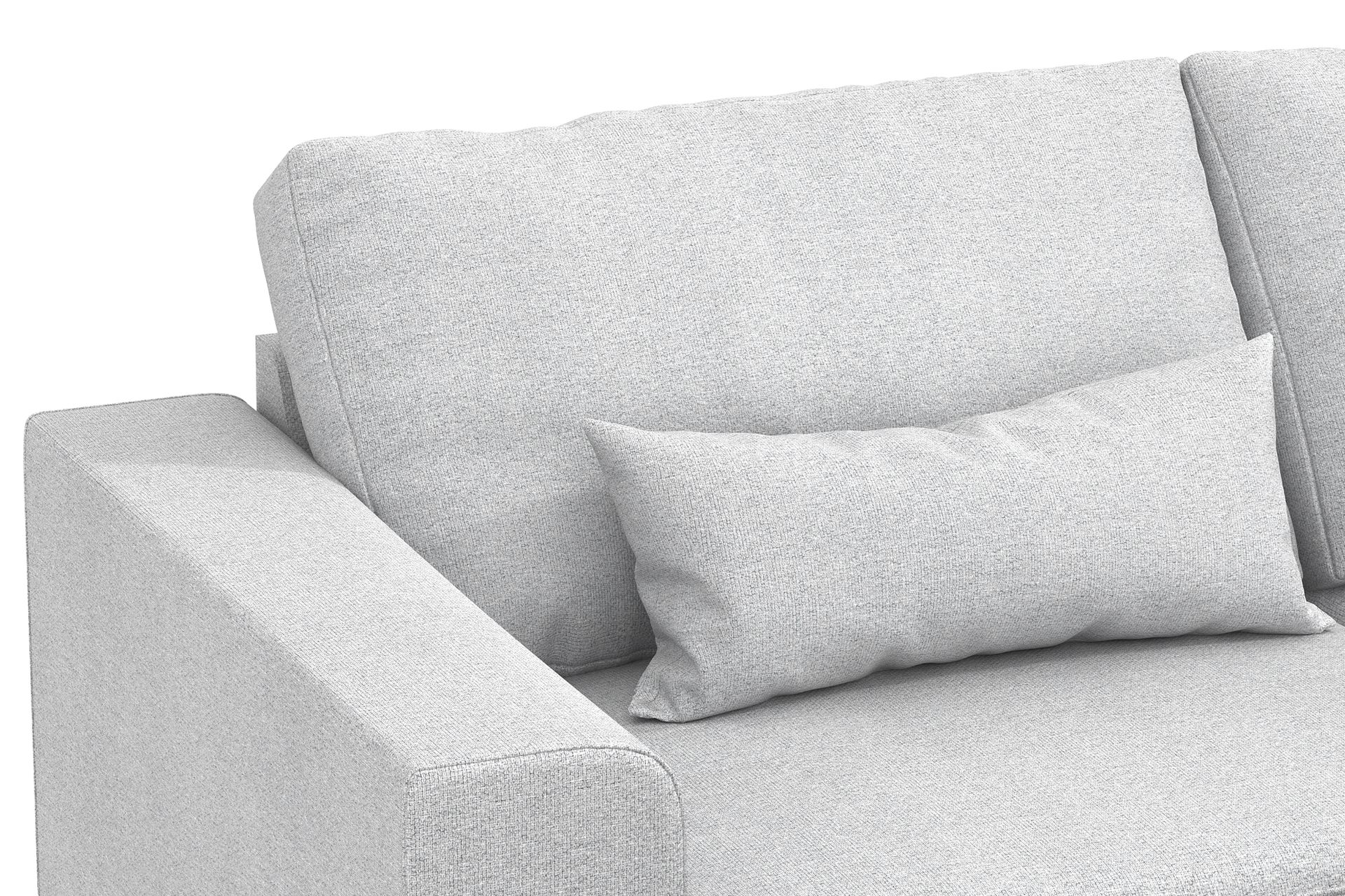 Copenhagen 4-seters Stoffsofa - Lys grå - Møbler - Sofaer - 4 seter sofa
