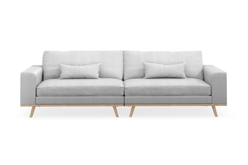 Copenhagen 4-seters Stoffsofa - Lys grå - Møbler - Sofaer - 4 seter sofa