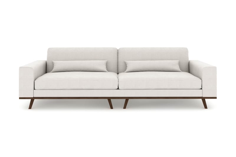 Copenhagen 4-seters Stoffsofa - Lys grå - Møbler - Sofaer - 4 seter sofa