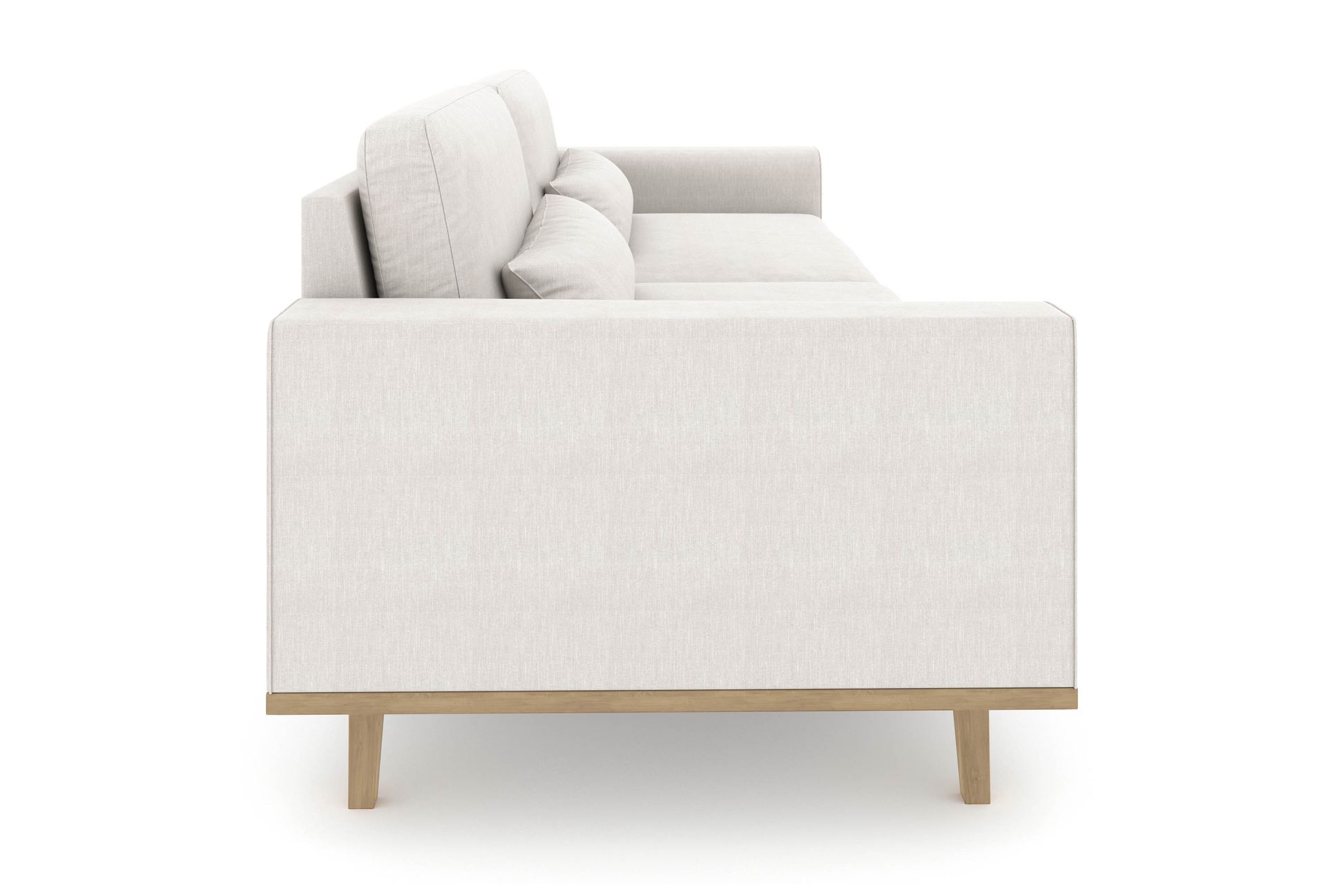 Copenhagen 4-seters Stoffsofa - Lys grå - Møbler - Sofaer - 4 seter sofa