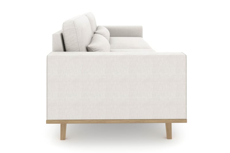 Copenhagen 4-seters Stoffsofa - Lys grå - Møbler - Sofaer - 4 seter sofa