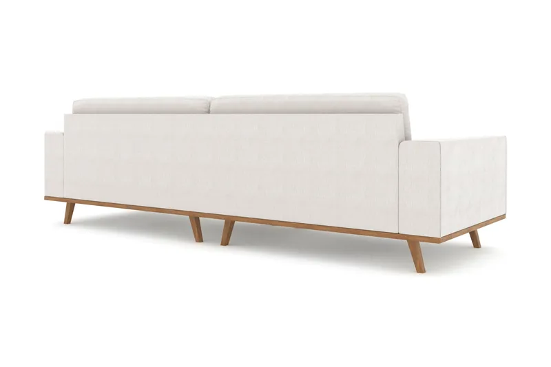 Copenhagen 4-seters Stoffsofa - Lys grå - Møbler - Sofaer - 4 seter sofa