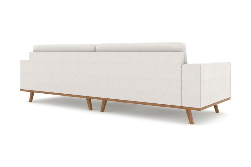 Copenhagen 4-seters Stoffsofa - Lys grå - Møbler - Sofaer - 4 seter sofa