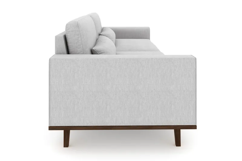 Copenhagen 4-seters Stoffsofa - Lys grå - Møbler - Sofaer - 4 seter sofa