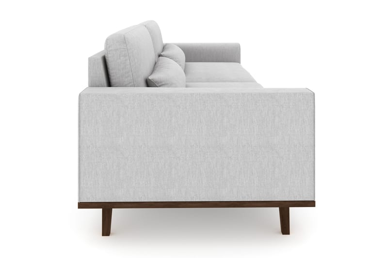 Copenhagen 4-seters Stoffsofa - Lys grå - Møbler - Sofaer - 4 seter sofa