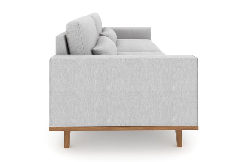 Copenhagen 4-seters Stoffsofa - Lys grå - Møbler - Sofaer - 4 seter sofa