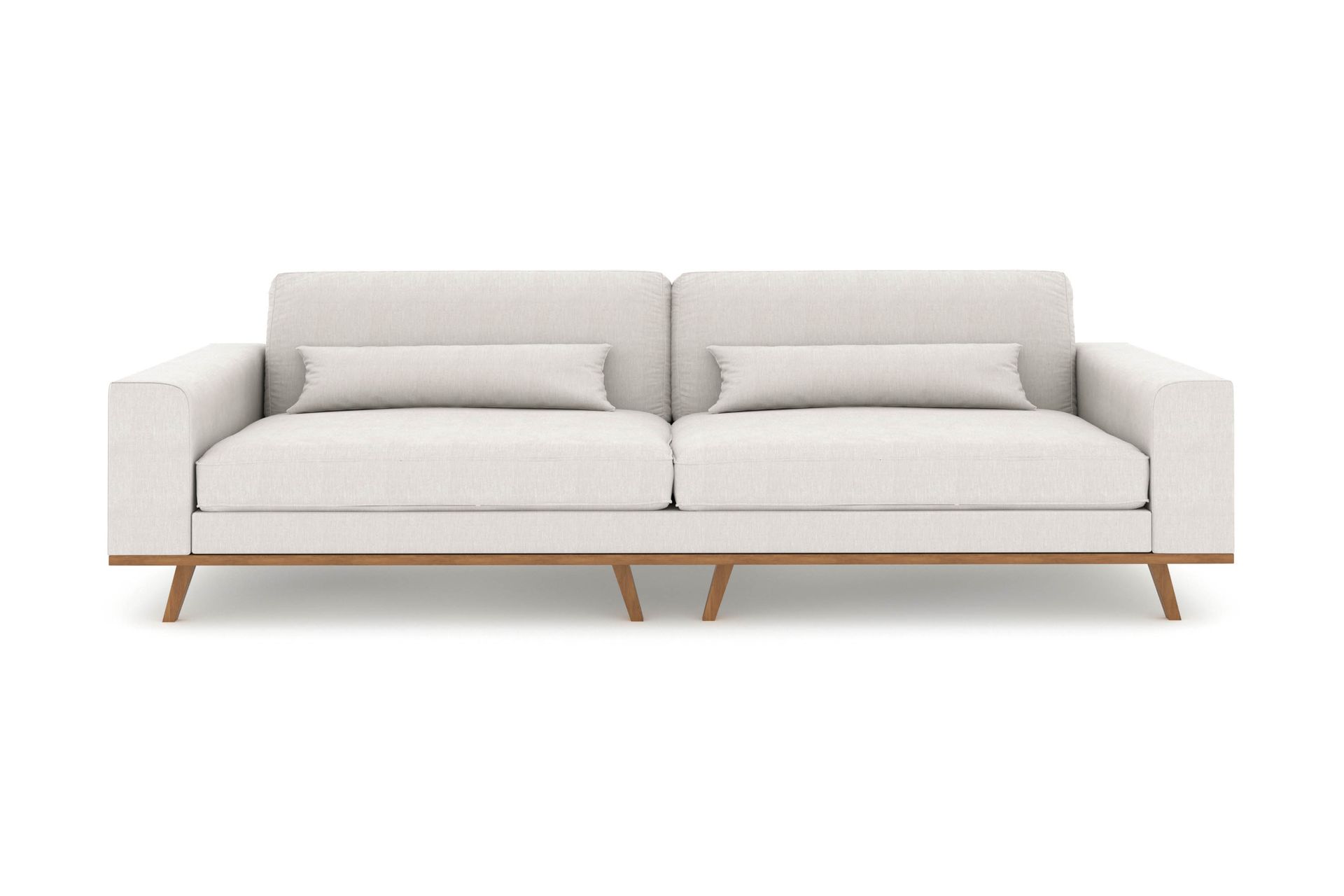 Copenhagen 4-seters Stoffsofa - Lys grå - Møbler - Sofaer - 4 seter sofa