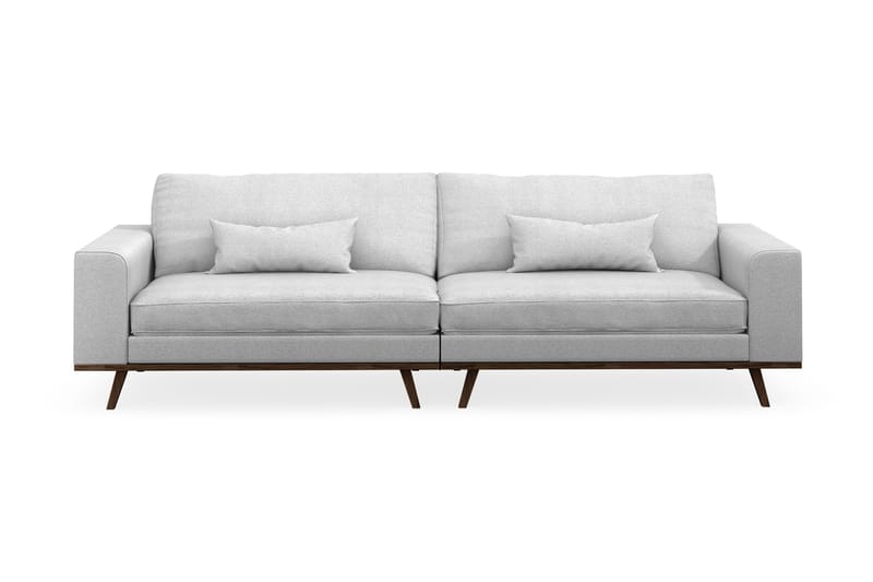 Copenhagen 4-seters Stoffsofa - Lys grå - Møbler - Sofaer - 4 seter sofa