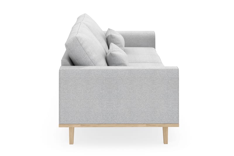 Copenhagen 4-seters Stoffsofa - Lys grå - Møbler - Sofaer - 4 seter sofa