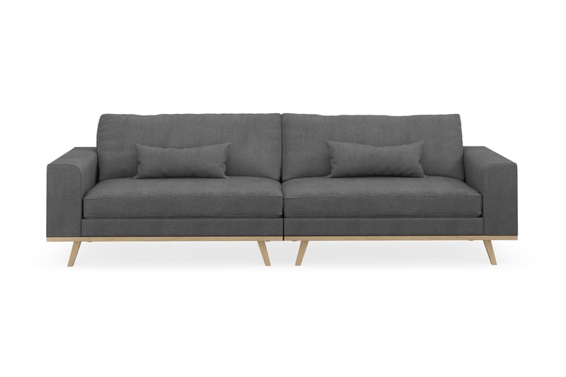 Copenhagen 4-seters Stoffsofa - Mørk grå - Møbler - Sofaer - 4 seter sofa
