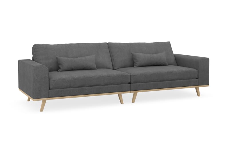 Copenhagen 4-seters Stoffsofa - Mørk grå - Møbler - Sofaer - 4 seter sofa
