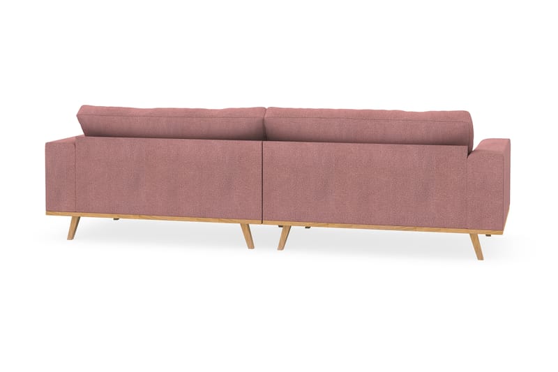 Copenhagen 4-seters Stoffsofa - Rosa - Møbler - Sofaer - 4 seter sofa