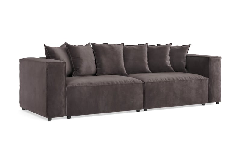 Cubo 4-seters Sofa - Beige / Cordfløyel - 4 seter sofa