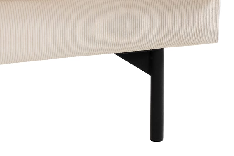 Menard 3-seters Dyp Manchestersofa - Beige - Møbler - Sofaer - Sofa 3 seter