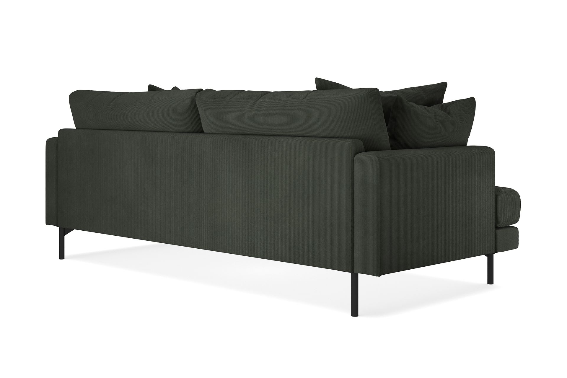Menard 3-seters Dyp Manchestersofa - Mørk grønn - Møbler - Sofaer - Sofa 3 seter