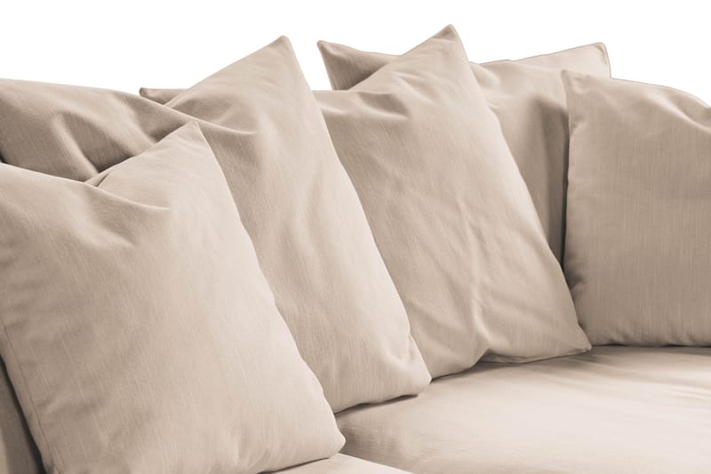 Menard 3-seters Dyp Stoffsofa - Beige - Møbler - Sofaer - Sofa 3 seter