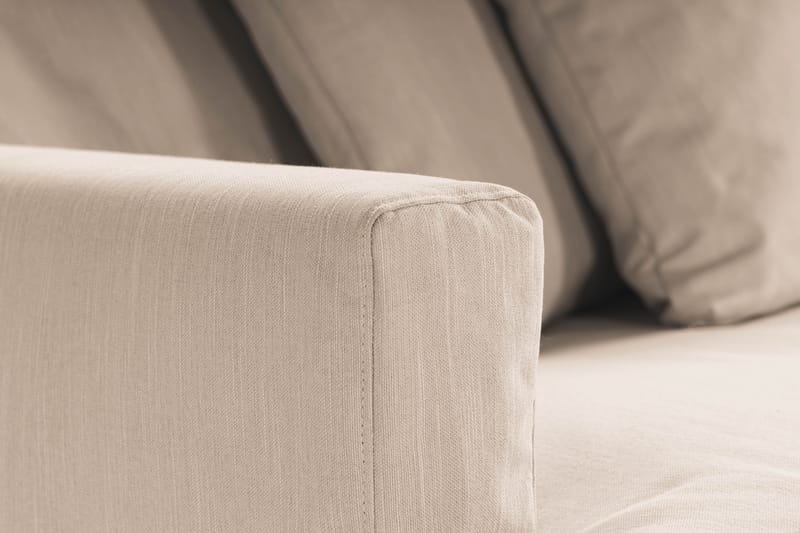 Menard 3-seters Dyp Stoffsofa - Beige - Møbler - Sofaer - Sofa 3 seter
