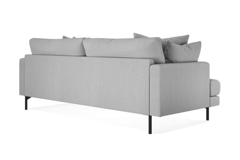 Menard 3-seters Dyp Stoffsofa - Lys grå - Møbler - Sofaer - Sofa 3 seter