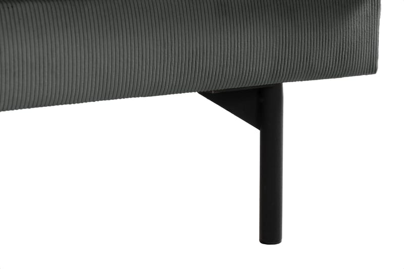 Menard 3-seters Manchestersofa - Grå - Møbler - Sofaer - Sofa 3 seter
