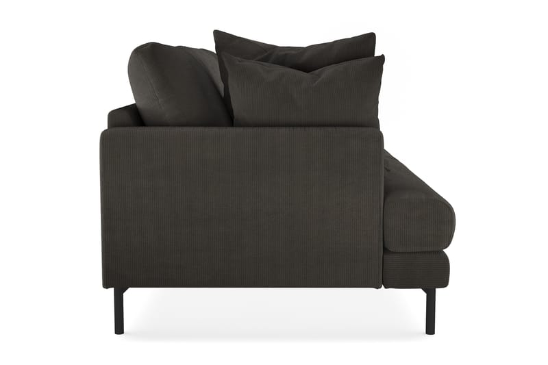 Menard 3-seters Manchestersofa - Mørk grå - Møbler - Sofaer - Sofa 3 seter