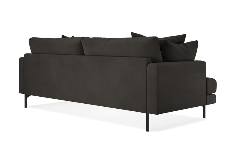 Menard 3-seters Manchestersofa - Mørk grå - Møbler - Sofaer - Sofa 3 seter