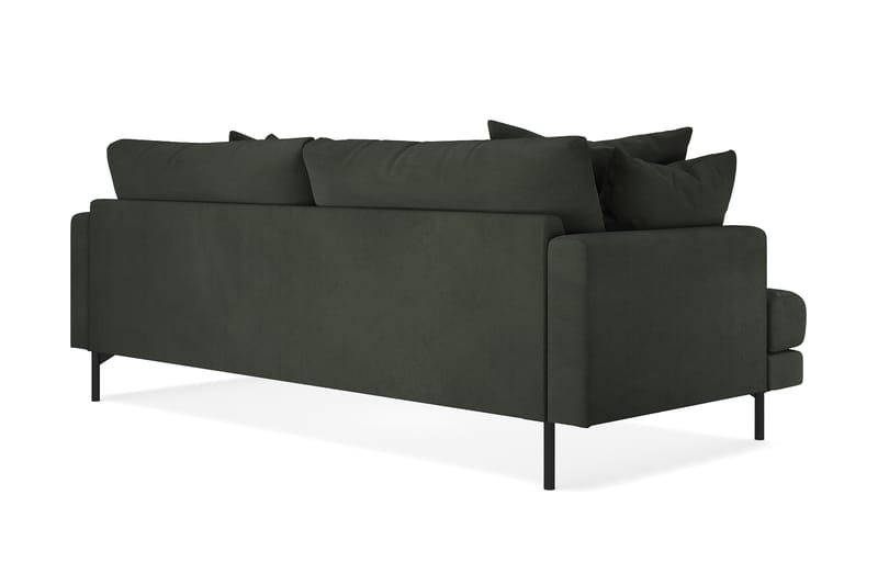 Menard 3-seters Manchestersofa - Mørk grønn - Møbler - Sofaer - Sofa 3 seter