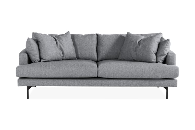Menard 3-seters Stoffsofa - Grå - Møbler - Sofaer - Sofa 3 seter