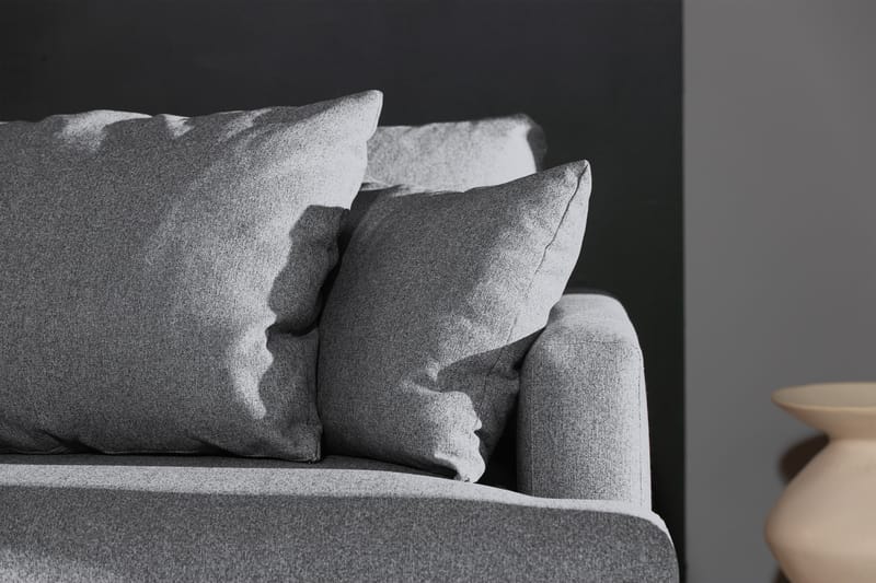 Menard 3-seters Stoffsofa - Grå - Møbler - Sofaer - Sofa 3 seter