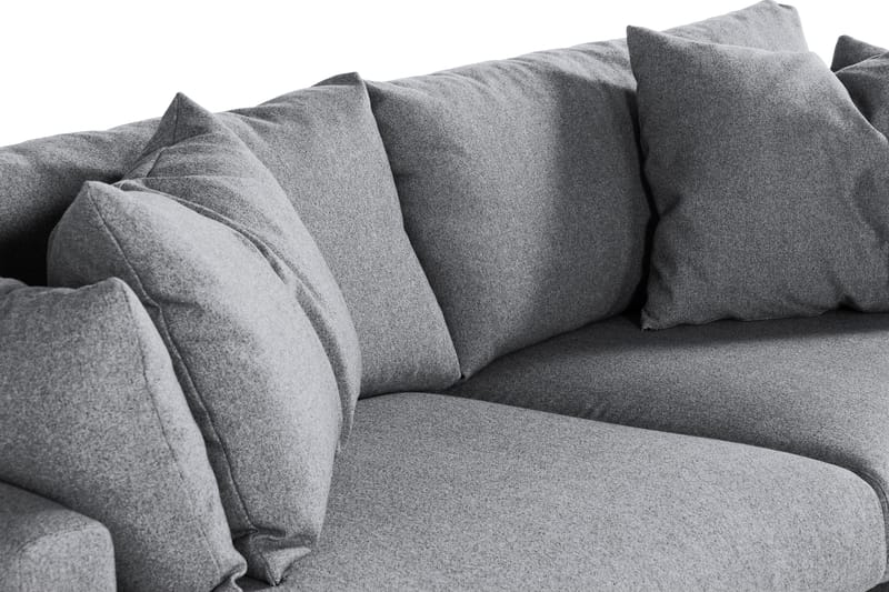 Menard 3-seters Stoffsofa - Grå - Møbler - Sofaer - Sofa 3 seter