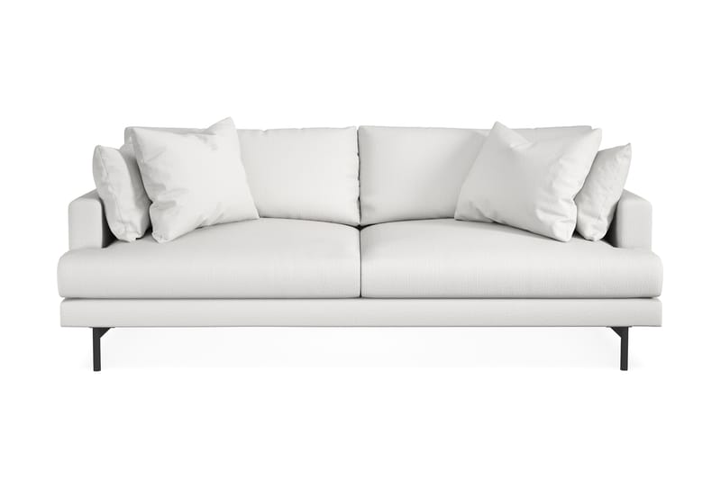 Menard 3-seters Stoffsofa - Hvit - Møbler - Sofaer - Sofa 3 seter