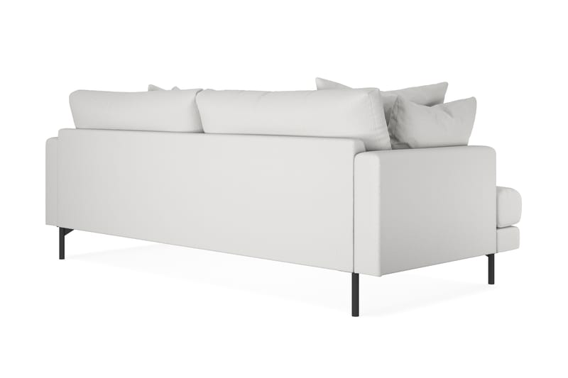 Menard 3-seters Stoffsofa - Hvit - Møbler - Sofaer - Sofa 3 seter
