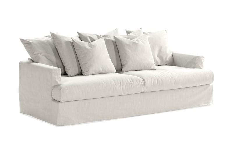 Menard 3-seters Stoffsofa - Lys grå - Møbler - Sofaer - Sofa 3 seter