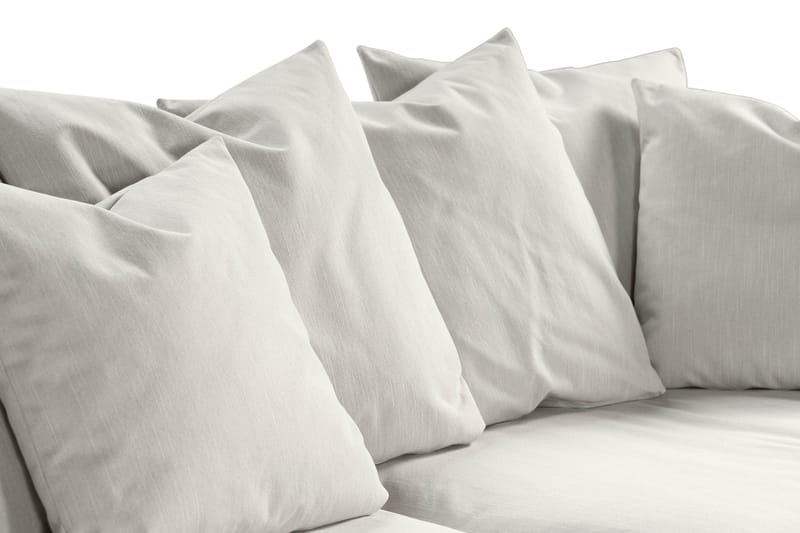 Menard 3-seters Stoffsofa - Lys grå - Møbler - Sofaer - Sofa 3 seter