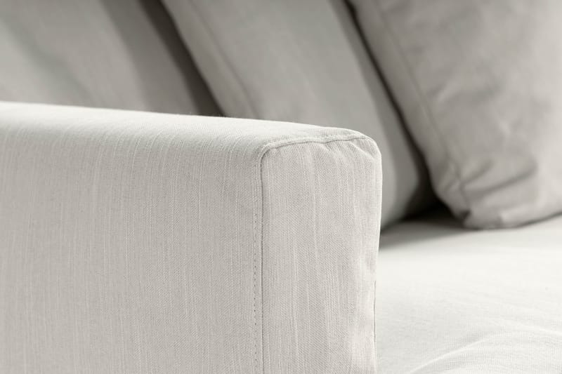 Menard 3-seters Stoffsofa - Lys grå - Møbler - Sofaer - Sofa 3 seter
