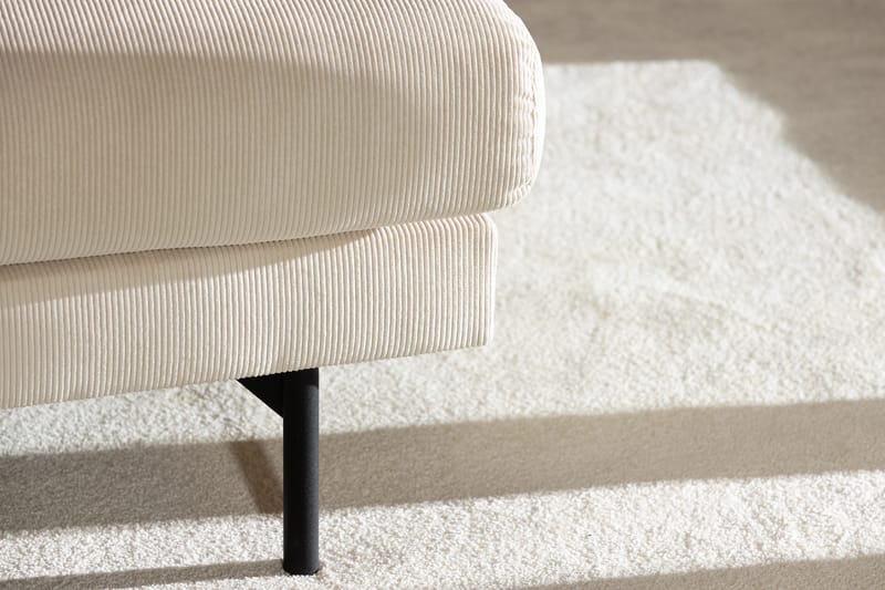 Menard 4-seters Dyp Manchestersofa - Beige - Møbler - Sofaer - 4 seter sofa