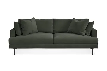Menard 4-seters Dyp Manchestersofa - Mørk grønn - Møbler - Sofaer - 4 seter sofa