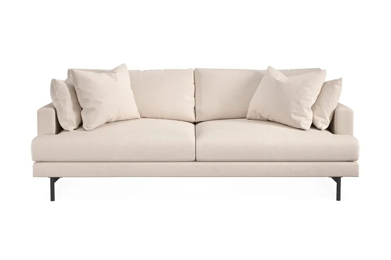Menard 4-seters Dyp Stoffsofa, Beige