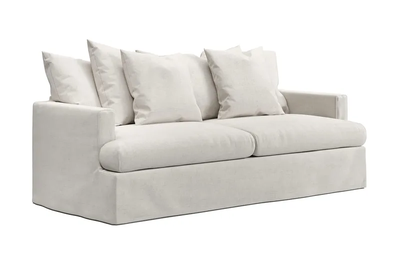Menard 4-seters Stoffsofa - Beige - Møbler - Sofaer - 4 seter sofa