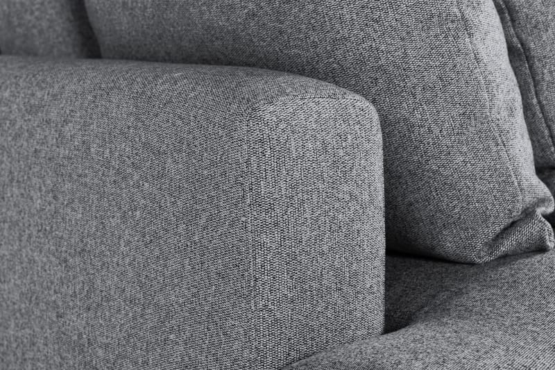 Menard 4-seters Dyp Stoffsofa - Grå - Møbler - Sofaer - 4 seter sofa