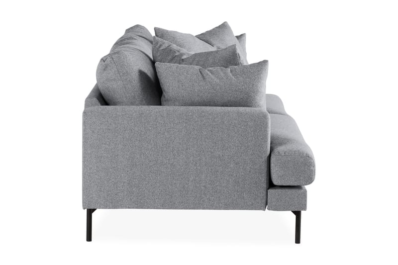 Menard 4-seters Dyp Stoffsofa - Grå - Møbler - Sofaer - 4 seter sofa