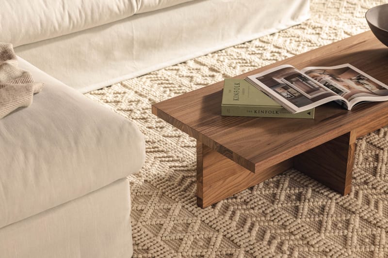 Menard 4-seters Dyp Stoffsofa - Lys grå - Møbler - Sofaer - 4 seter sofa