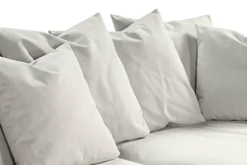 Menard 4-seters Dyp Stoffsofa - Lys grå - Møbler - Sofaer - 4 seter sofa