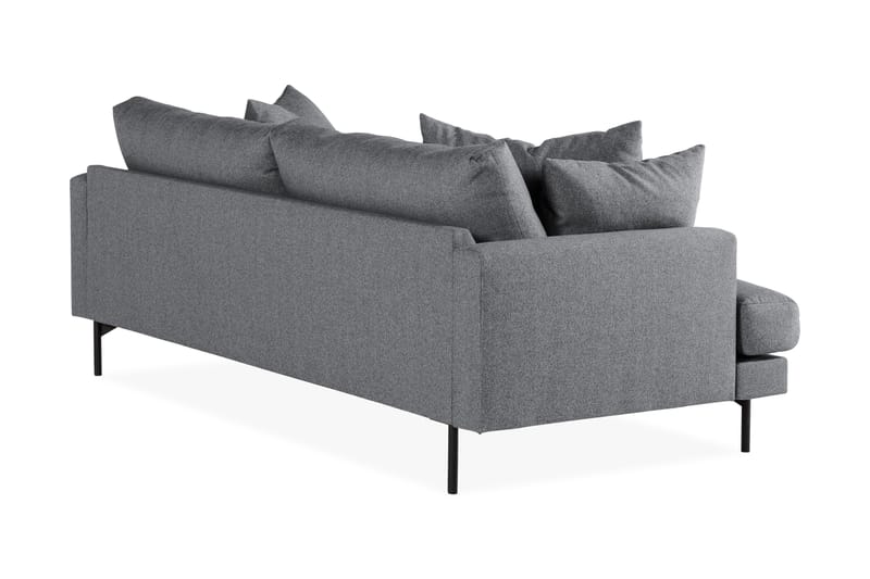 Menard 4-seters Dyp Stoffsofa - Mørk grå - Møbler - Sofaer - 4 seter sofa
