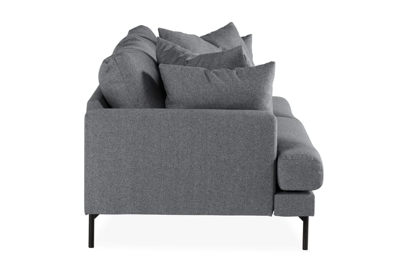 Menard 4-seters Dyp Stoffsofa - Mørk grå - Møbler - Sofaer - 4 seter sofa